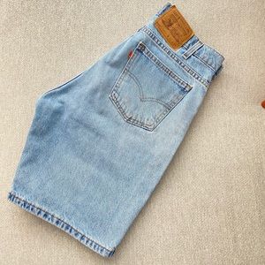 vintage levis 505 orange tab shorts
